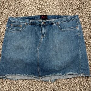 Vintage Torrid Denim Mini Skort Skirt Size 20